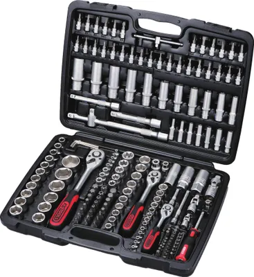 Produktbild von KS Tools 917.0779, Steckschlüssel-Satz, 179 Kopf/Köpfe, Chrom-Vanadium-Stahl, 9 kg