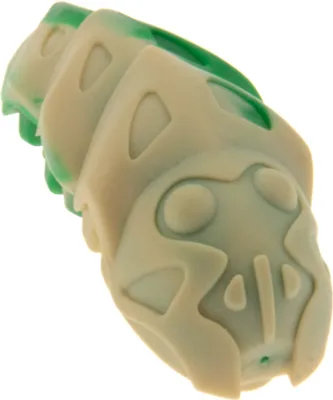 Produktbild von 1x Lego Bionicle Rahkshi Kraata beige grün Gummi Schnecke Wurm 8580 Kraata6