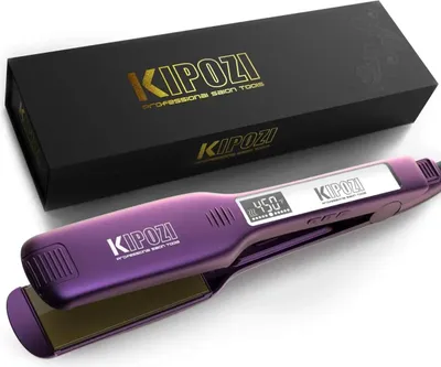 Immagine prodotto di Piastra per capelli, piastre in nano-titanio, doppio voltaggio, 139-viola, UE