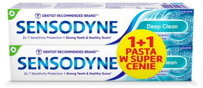 Produktbild von 708000 Sensodyne Tiefenreinigung 75 ml 1+1