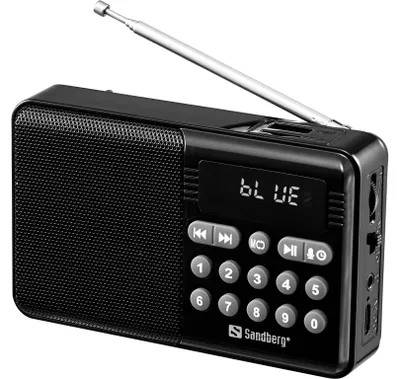 Obrázek produktu pro Sandberg 421-18, Cestovní, Analog, FM, 87,5 - 108 MHz, 5 W, 3,5 mm