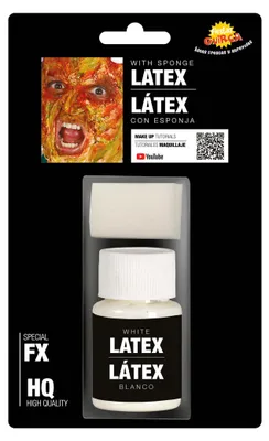 Produktbild von Flüssiges Latex Halloween Make-up WEISS