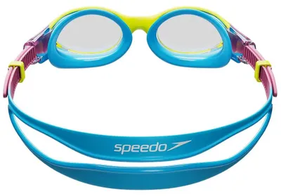 Image de Speedo - Lunettes de natation "Biofuse 2.0" pour enfants, modèle IG4218 (taille unique), couleur jaune/rose