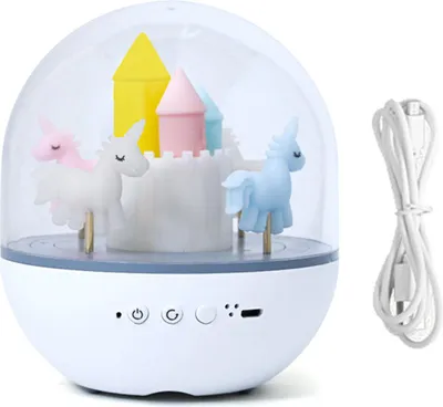 Obrázok produktu pre Kolotočová nočná lampa, rotujúce romantické svetlo, domáca dekorácia