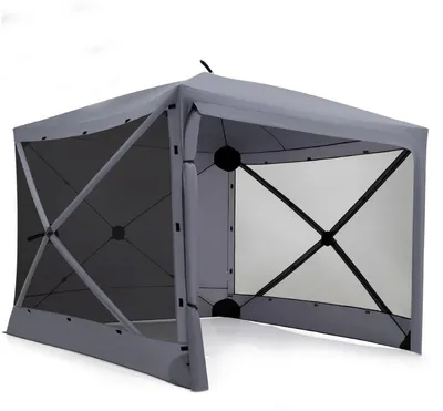 Produktbild von Gartenpavillon POT497GR, 240 x 240 x 220 cm, grau