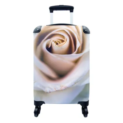 Produktbild von MuchoWow® Koffer Handgepäck Trolley Rollkoffer Kleine Reisekoffer mit 4 Rollen - Rose - Blume - Rosa - Cabin Size < 55x40x23 cm & 55x40x20 cm - Fotokoffer - Kabinenkoffer - Boardgepäck - Reise-Box - Reisekoffer - Reisegepäck - Koffer mit Bild - Trolley für Kinder