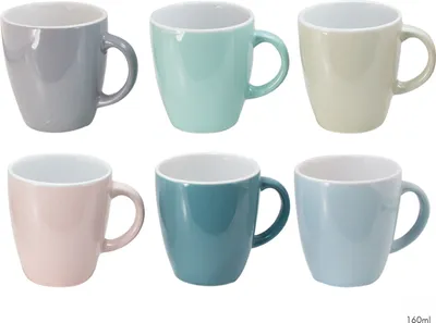 Image de Massamarkt Senseo Mokje 160ml 6 couleurs unies