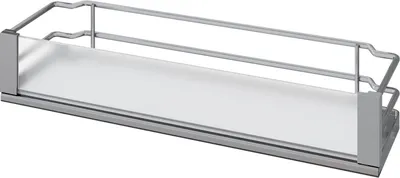 Produktbild von VS SUB Side Ablage-Set Artline 90° KB 200 mm Silber/Weiß/Glas satiniert