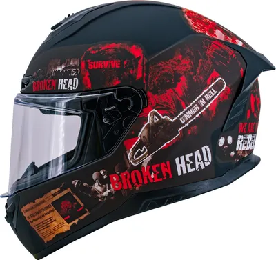 Produktbild von Broken Head Integralhelm Resolution Rot : XS (53-54 cm) Größe: XS (53-54 cm)