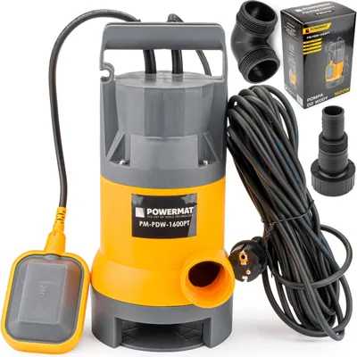 Zdjęcie produktu dla POWERMAT PM-PDW-1600PT Pompa do szamba z pływakiem 1600W