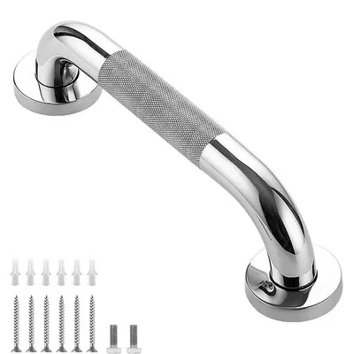 Image de Poignée de maintien pour baignoire - Acier inoxydable - Antidérapante - 30 cm