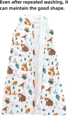 Productafbeelding van Slaapzak, 100% katoen - Unisex, voor baby's, 110 cm, geschikt voor een lengte van 100-120 cm