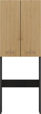 Produktbild von Skříňka na pračku, 180 x 64 x 30 cm, antracit / dub Artisan