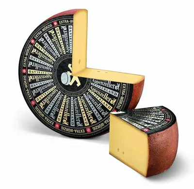 Produktbild von Appenzeller Extra 1/4 Laib Schweizer Käse