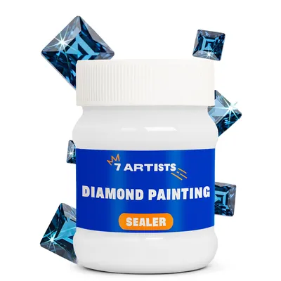 Produktbild von 7 Artists Diamond Painting Versiegelung 230 ml – transparente Fixierung für Diamond Painting Bilder, Puzzle Versiegelung & Mosaik Projekte