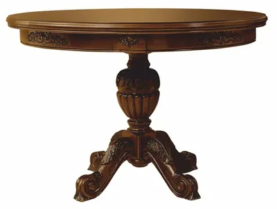 Obrázok produktu pre Casa Padrino Luxusný barokový jedálenský stôl, tmavohnedý, 100–140 cm – barokový nábytok do jedálne