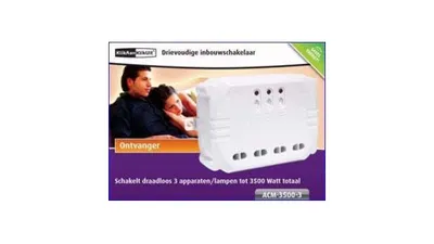 Image de Interrupteur encastrable triple Klikaanklikuit Acm35003