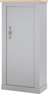Produktbild von Wohn-/Esszimmer Kommode im Landhaus Stil in grau mit Artisan Eiche Nb. CHATHAM-61, B/H/T ca. 68/142/37 cm