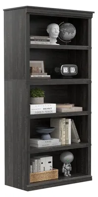 Produktbild von Bücherregal 5-stöckig Holz Landhausstil 171 cm Retro 80 x 32 cm