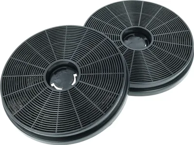 Produktbild von vhbw 2x Aktivkohlefilter kompatibel mit Klarstein Victoria, DeLorean Dunstabzugshaube - 17,5 cm