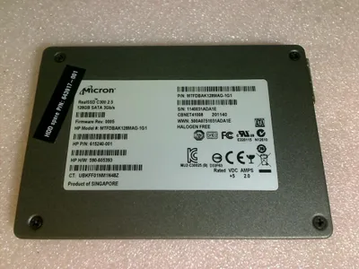 Produktbild von HDD SSD Festplatte 128GB STAT 3Gb/s 615240-001 Micron RealSSD C300 2.5