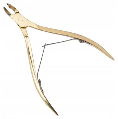 Produktbild von Allepaznokcie Hautzange Edelstahl Gold 4mm Präzise