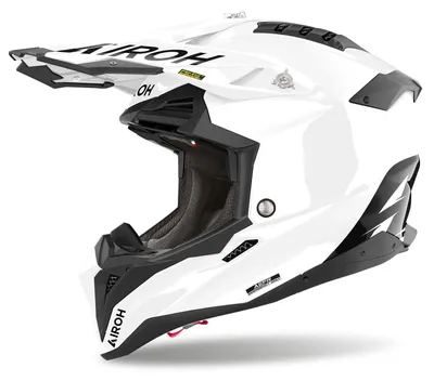 Immagine prodotto di Casco da motocross AIROH Aviator 3 Bianco lucido taglia M