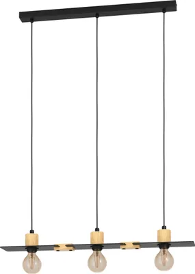 Zdjęcie produktu dla EGLO 43752, 3 szt., E27, IP20, Czarny, Brązowy
