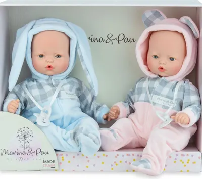 Immagine prodotto di Bambole gemelle spagnole Pitus da 40 cm - Marina e Pau