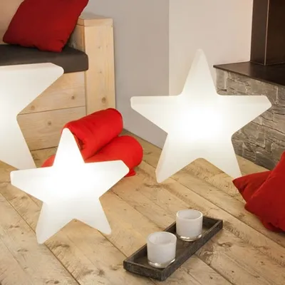 Produktbild von LED Stern "Shining Star 2D" 80cm RGB inkl. Fernbedienung