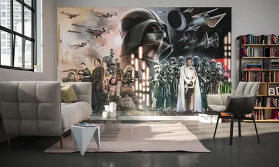 Produktbild von Komar Digitaldruck Vliestapete "Star Wars Collage", bunt, 400 x 250 cm; 028-DVD4