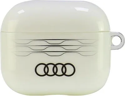 Produktbild von Audi Iml Geometrische Muster Airpods 3 Abdeckung Biały/Weiss Au-Imlap3-A6/D3-We