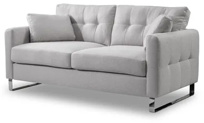 Produktbild von Sofa "Alanto" in hellgrau Flachgewebe 2-Sitzer 175 cm