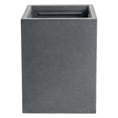 Produktbild von Kubus Übertopf - L - ca. 30x30 cm - anthrazit - Höhe: 40cm