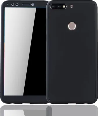Zdjęcie produktu dla Etui ochronne na telefon komórkowy Huawei Honor 7C Pełna obudowa Osłona ekranu 360 Czarny
