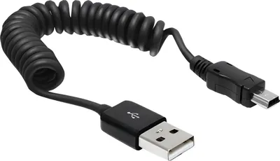 Immagine prodotto di DELOCK Cavo USB A -> Mini-B St/St 0,20m-0,60m a spirale
