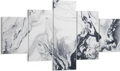 Produktbild von Bild auf Leinwand - Leinwandbild - Abstraktion modern - 125x70cm - Wand Bild - Wanddeko - Leinwanddruck - Bilder - Kunstdruck - Wanddekoration - Leinwand bilder - Wandkunst - EA125x70-3900