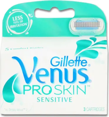 Produktbild von Gillette Venus ProSkin Sensitive Rasierklingen, 3er Pack