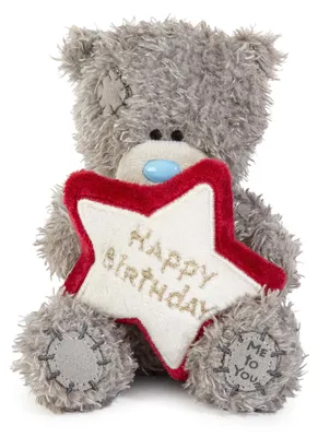 Zdjęcie produktu dla Miś Happy Birthday z Gwiazdą 11 cm