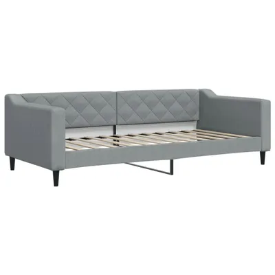 Produktbild von Tagesbett Hellgrau 90x200 cm Stoff