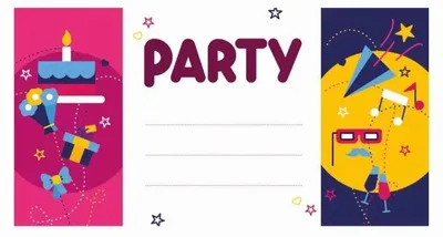 Zdjęcie produktu dla Zaproszenie Party P027 (10szt) - MFP