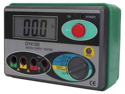 Zdjęcie produktu dla Miernik rezystancji izolacji (megomierz) z cyfrowym wyświetlaczem LCD i zakresem pomiarowym