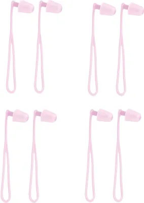 Produktbild von INF Sicher und bequem: 073 Schlüsselband-Ohrstöpsel - 4 Paare Rosa