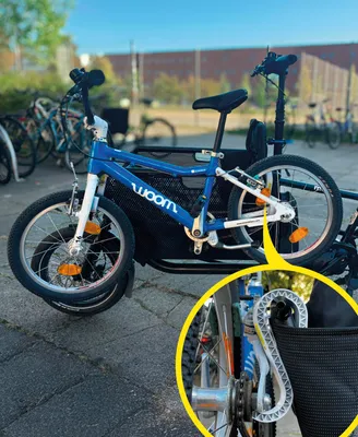 Produktbild von Bike Holder S 2.0 – 2x Halterung für Kinderfahrrad & Laufrad Lastenrad, kompatibel mit Babboe, Bakfiets, Muli, Riese & Müller sichere Fahrrahhalterung