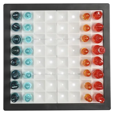 Produktbild von Mister Gadget Schachspiel Transparent LED Leuchtendes Brett Bunt