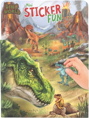 Produktbild von Dino World Mini Sticker Fun - Stickerbuch mit 12 Hintergrundseite