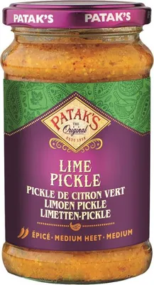 Produktbild von PATAK'S Limetten Pickle Medium Lime Pickle Mild 283g