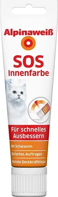 Produktbild von Alpinaweiß SOS Innenfarbe 100 ml weiß matt