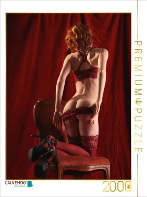 Produktbild von CALVENDO Puzzle Striptease in rot 2000 Teile Puzzle hoch | 2000 Teile Lege-Größe 90x67cm Foto-Puzzle für glückliche Stunden