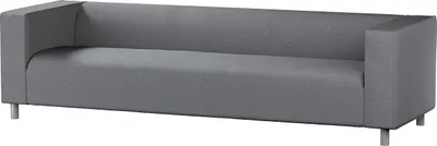 Produktbild von Dekoria Bezug für Klippan 4-Sitzer Sofa, dunklegrau, Bezug für Klippan 4-Sitzer